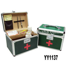 boîte de kit de premiers secours en aluminium avec 2 options de couleur